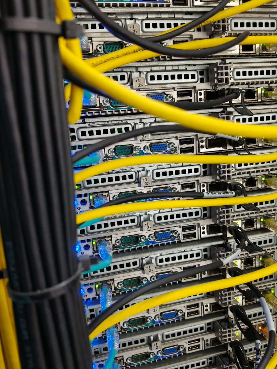 Dedicated out-of-band management port patched on every server
