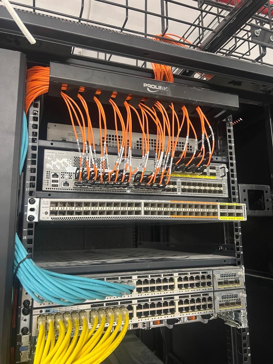 Fibre patching in a rack delivered by Stark Technology