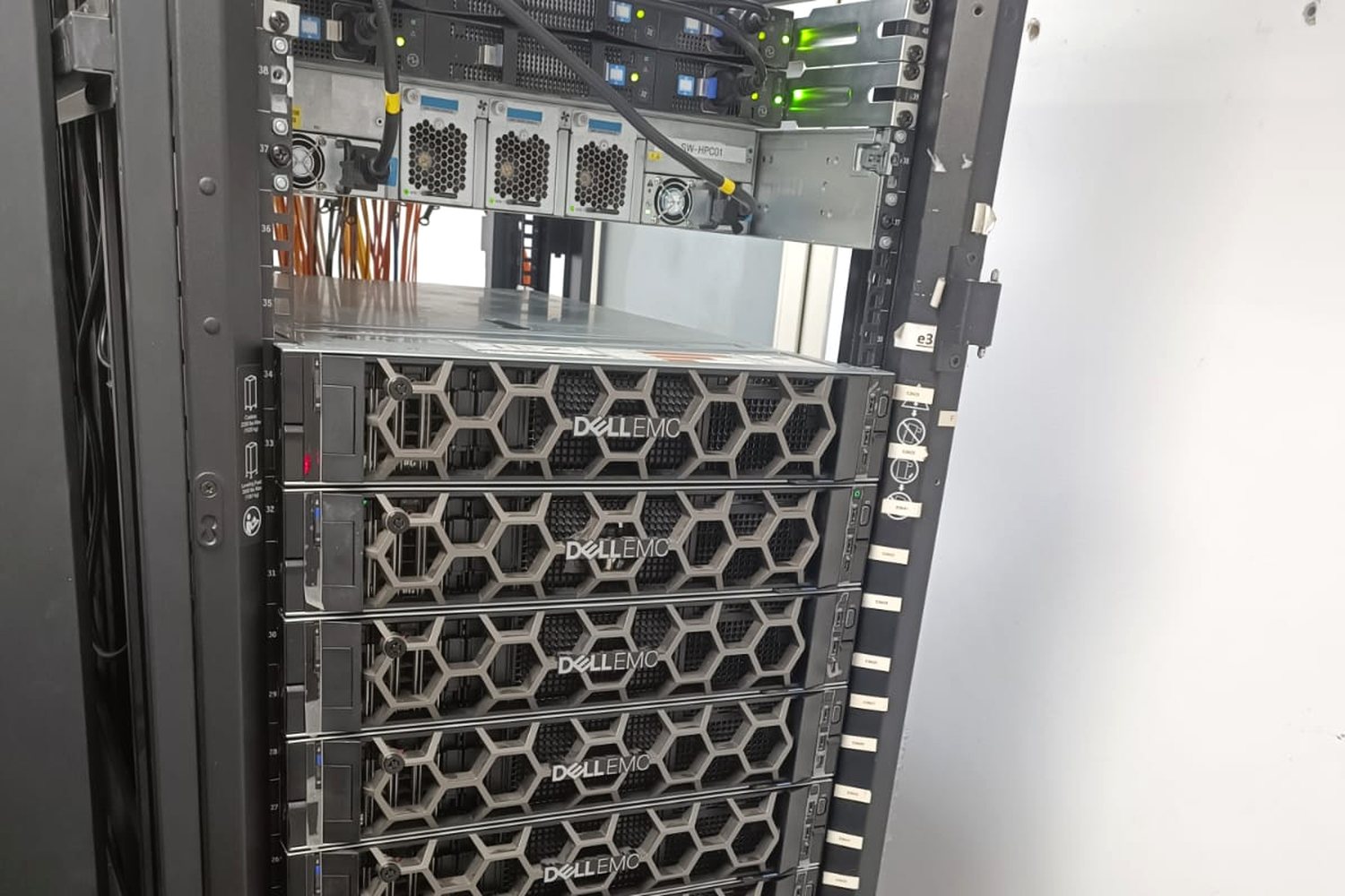 A virtualisation and storage rack delivered by Stark Technology